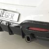 Rieger bmw m135i/m140i (f20/f21) rear bumper diffuser - gloss black (2015-2019) - 00088171
