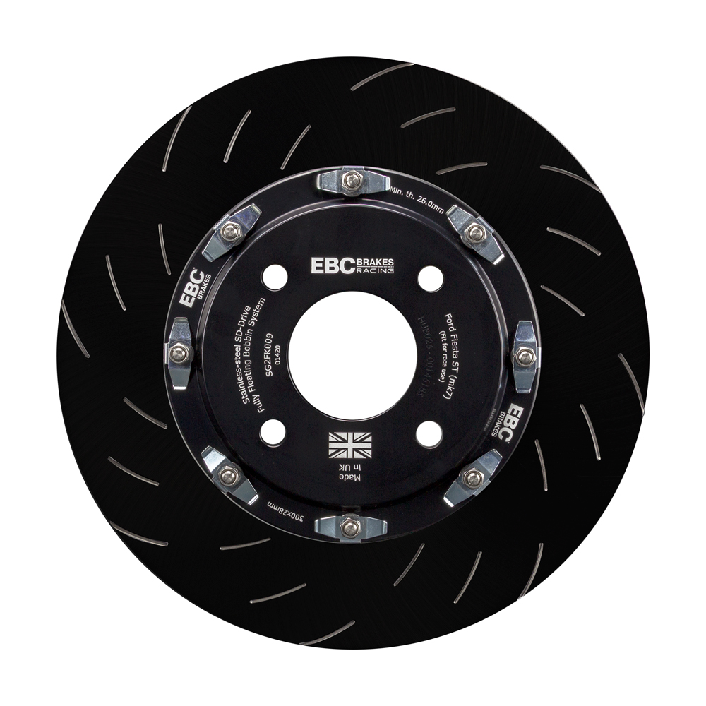 Ebc brakes 300x28mm front racing 2-piece floating brake discs (pair) - sg2fk-009 2 Ebc brakes 300x28mm front racing 2-piece floating brake discs (pair) - sg2fk-009 - image 2