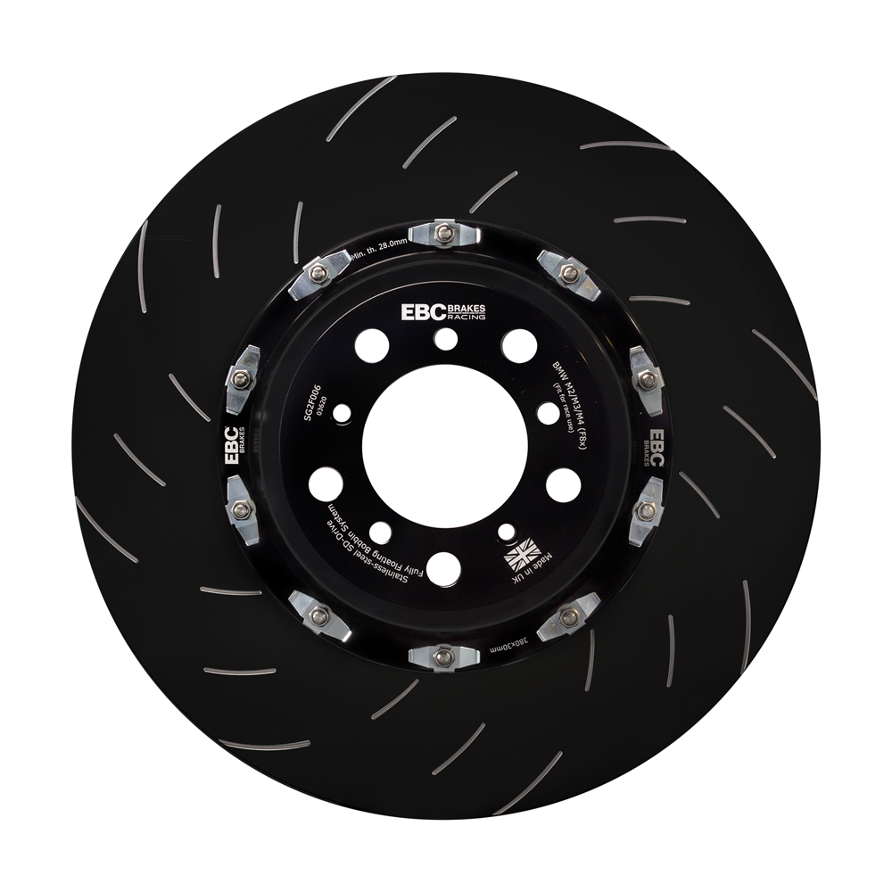 Ebc brakes 380x30mm front racing 2-piece floating brake discs (pair) - sg2f006 2 Ebc brakes 380x30mm front racing 2-piece floating brake discs (pair) - sg2f006 - image 2