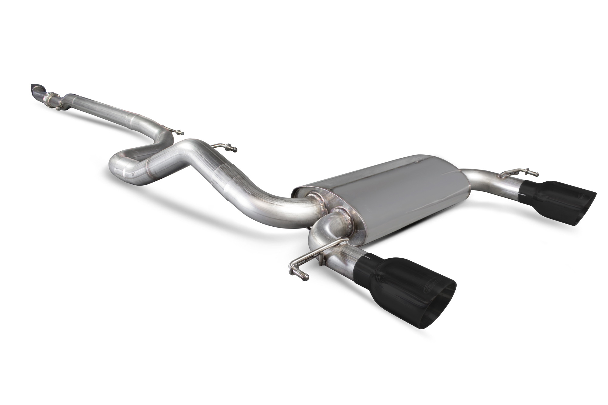 Scorpion vauxhall corsa e vxr cat-back exhaust 1 Sco-198 non-resonated cat-back system