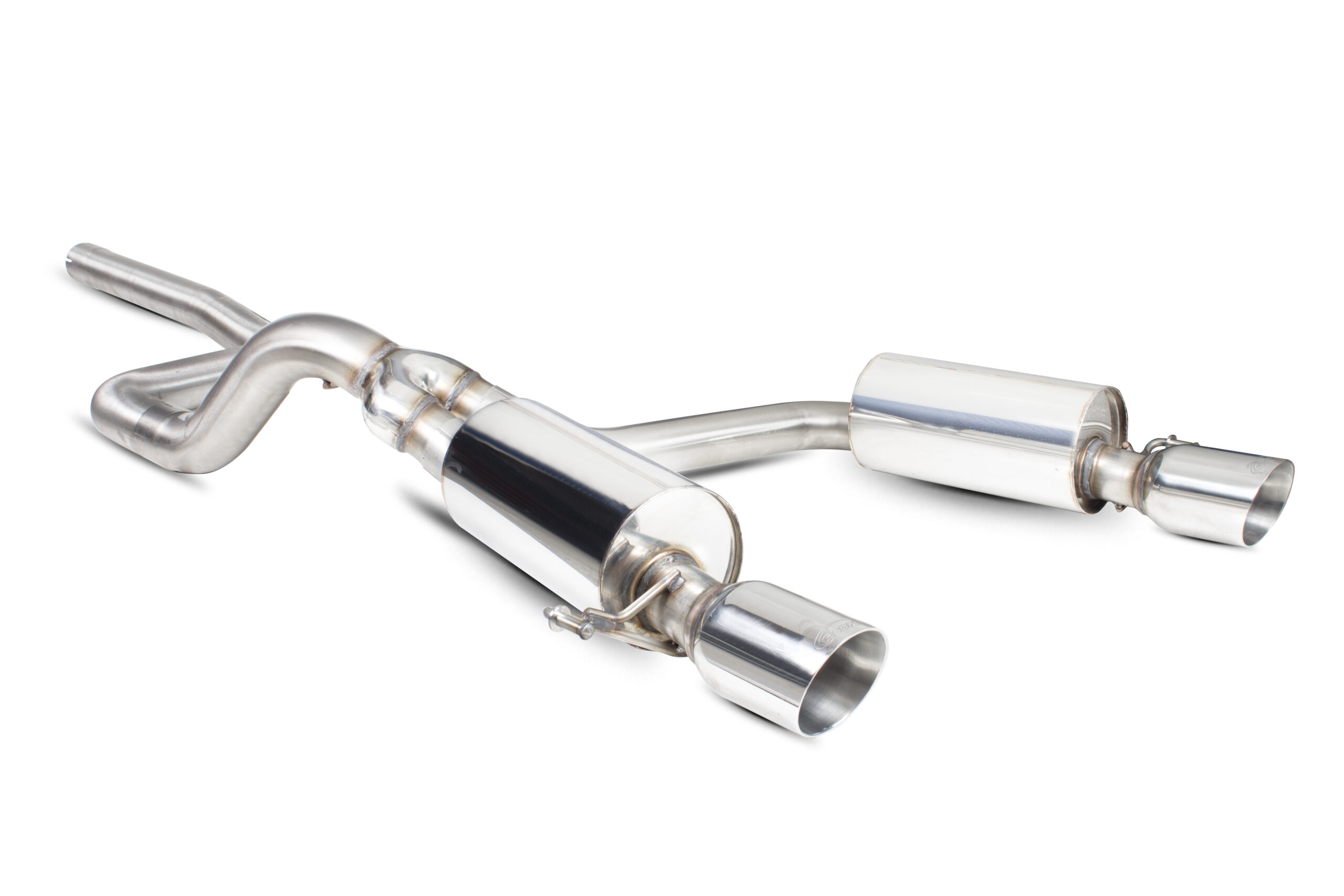 Scorpion vauxhall corsa d vxr/nurburgring cat-back exhaust 2 Svx055 resonated cat-back system