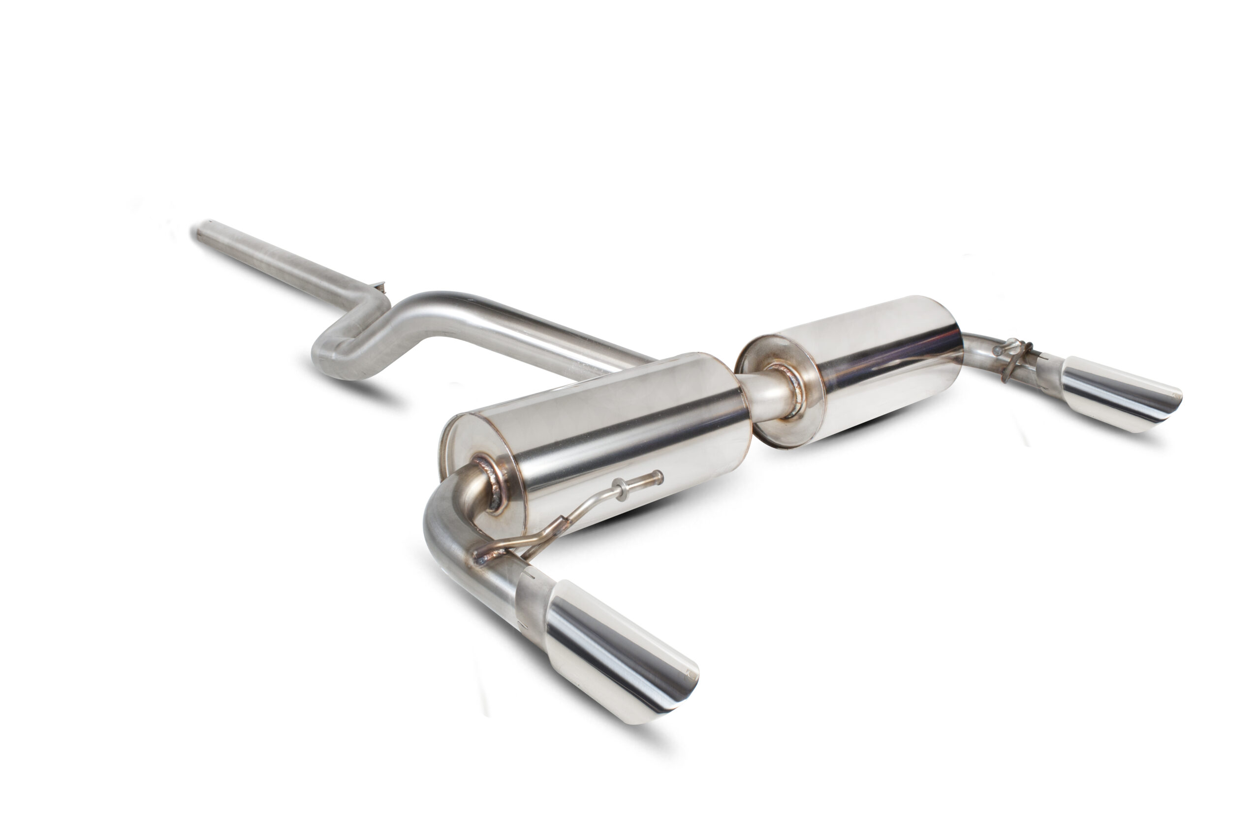 Scorpion renault clio mk3 197 sport 2. 0 16v cat-back exhaust 2 Srn025 resonated cat-back system