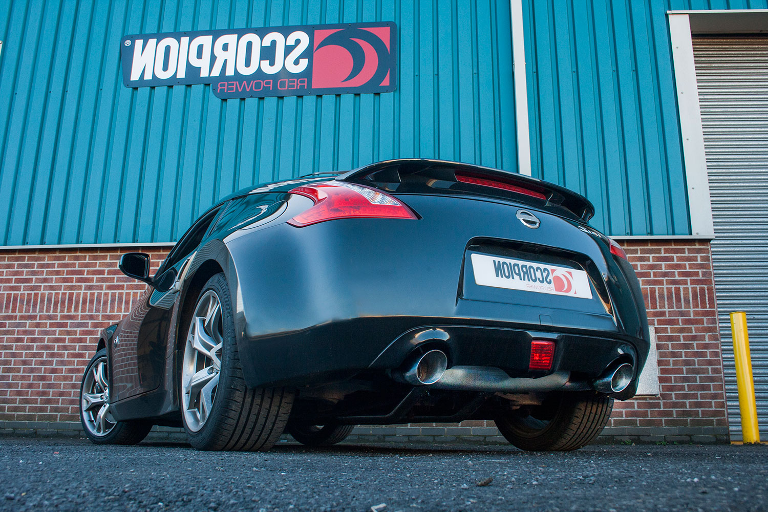 Scorpion nissan 370z non-gpf model only half system exhaust 4 Scorpion nissan 370z non-gpf model only half system exhaust - image 4