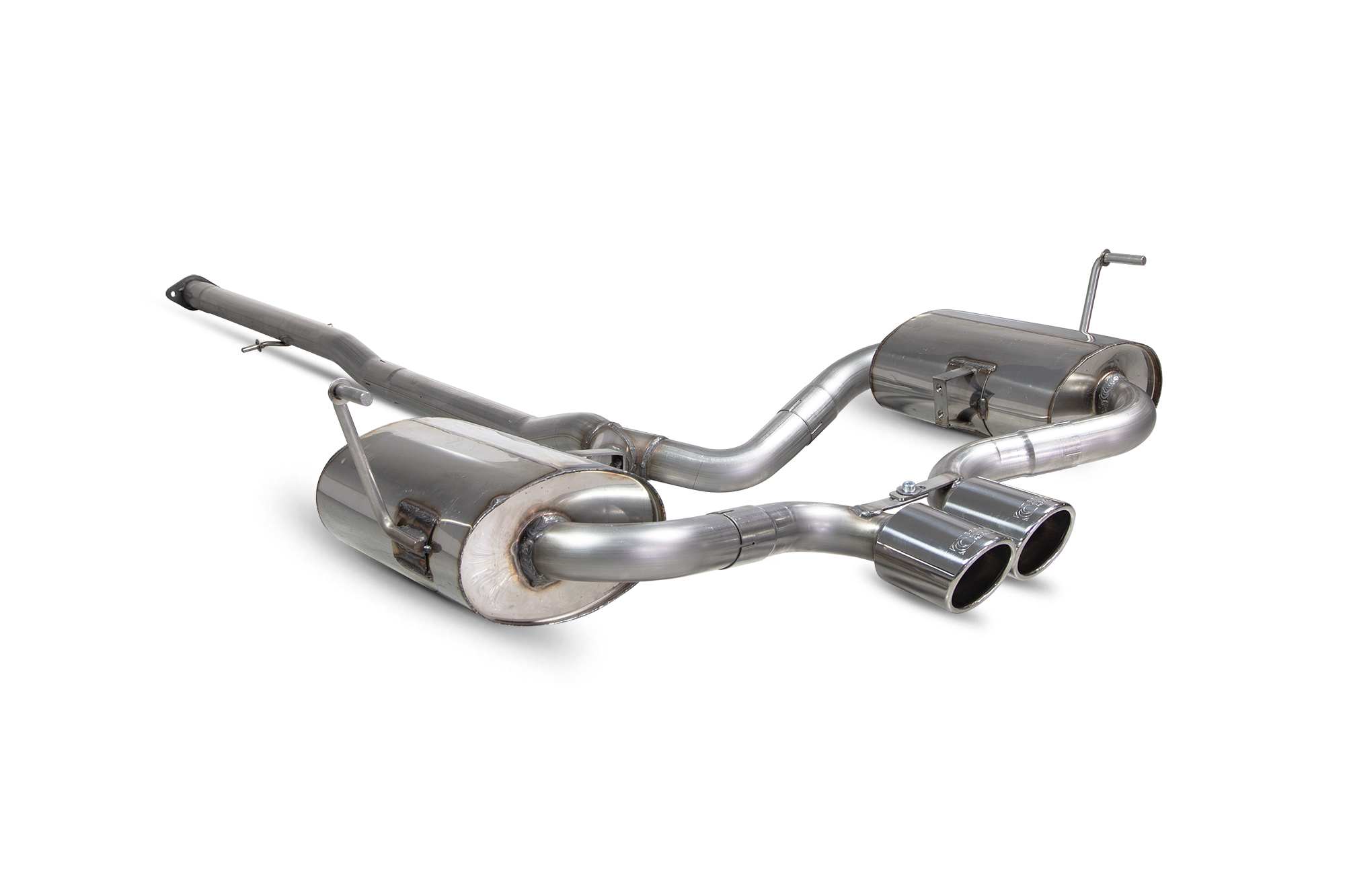Scorpion mini cooper s r52/r53 cat-back exhaust 2 Smn012 resonated cat-back system