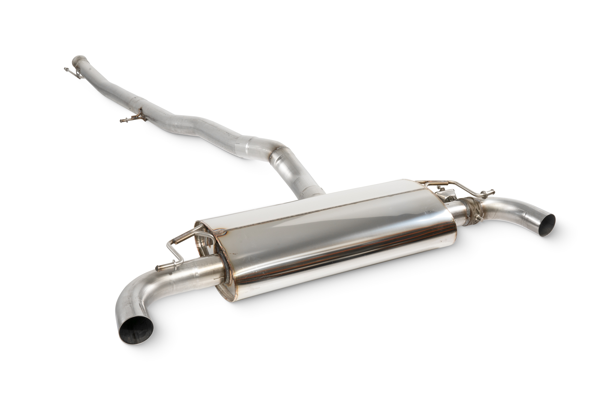 Scorpion mercedes-benz a-class a45 amg 4matic cat-back exhaust 2 Smb003 resonated cat-back system with valve