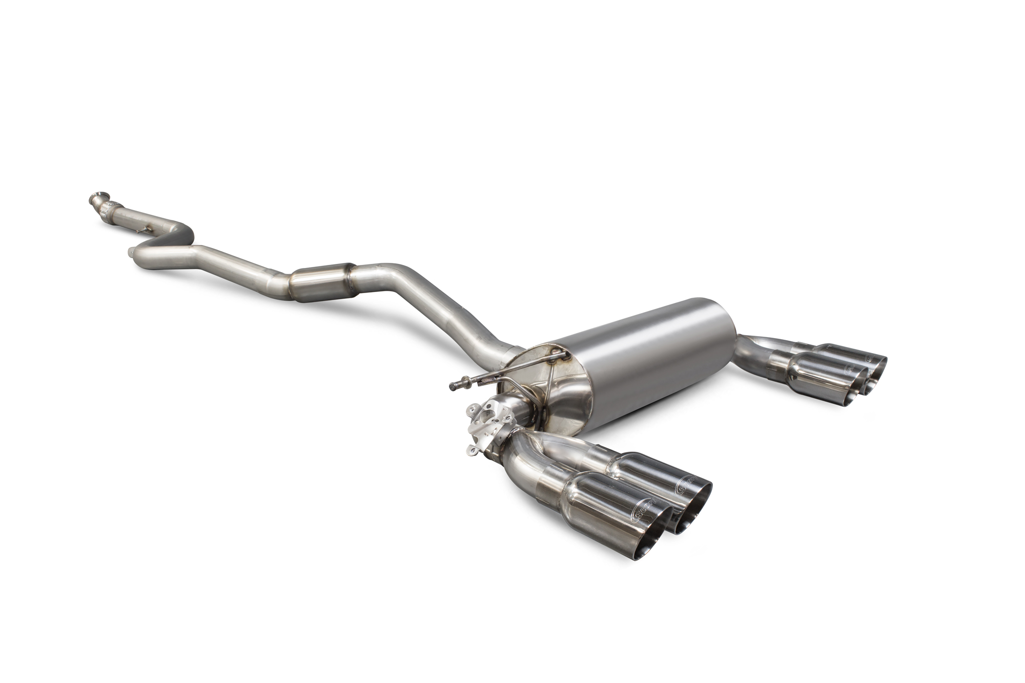 Scorpion bmw m2 f87 cat-back exhaust 2 Sbm075cf cat-back system with electronic valve
