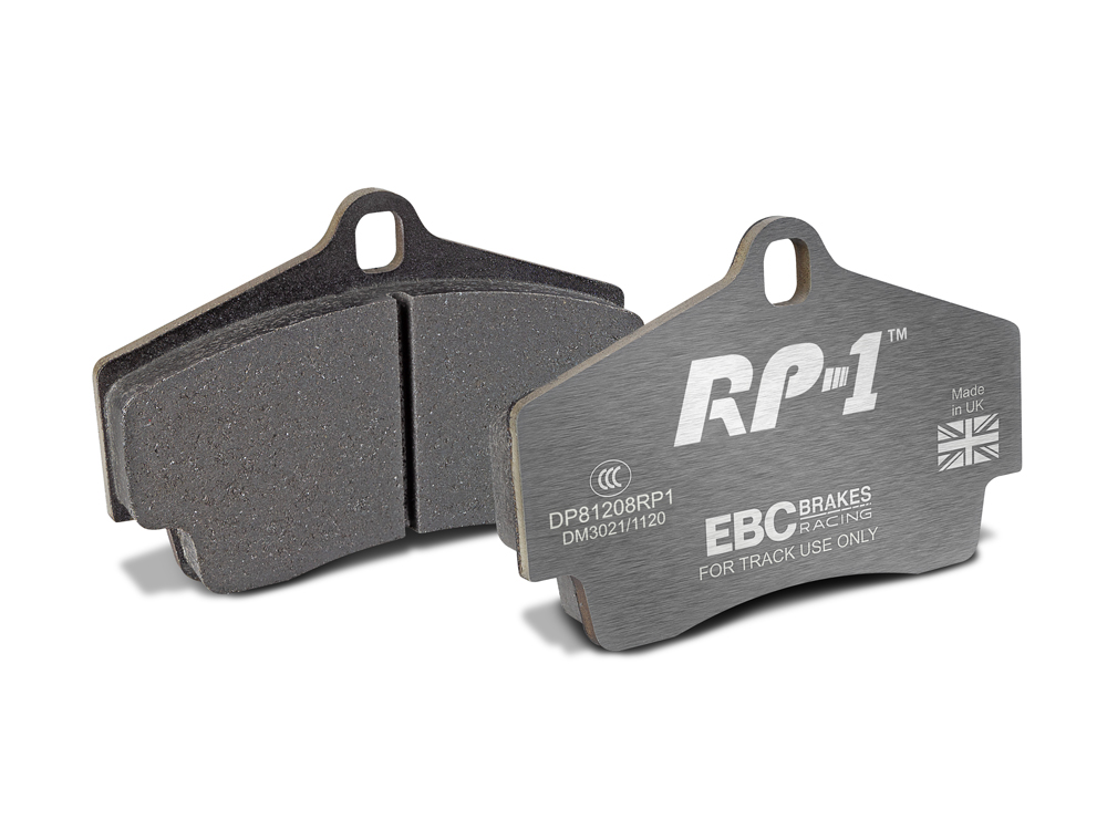 Ebc brakes racing rp-1 track and race brake pads - dp81208rp1 1 120. 00 - racing rp-1 track and race brake pads