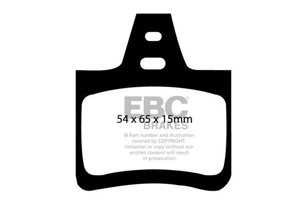 Ebc brakes ultimax oe replacement brake pad set - dp795 2 Ebc brakes ultimax oe replacement brake pad set - dp795 - image 2