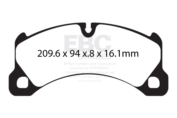 Ebc brakes bundle - front 350mm usr discs with bluestuff pads - pd09kf1302 2 Ebc brakes bundle - front 350mm usr discs with bluestuff pads - pd09kf1302 - image 2