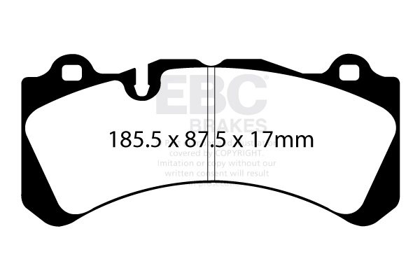 Ebc brakes bluestuff ndx trackday brake pad set - dp5071ndx 2 Ebc brakes bluestuff ndx trackday brake pad set - dp5071ndx - image 2
