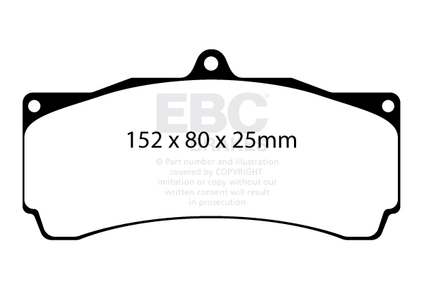 Ebc brakes bluestuff ndx trackday brake pad set - dp5009ndx 2 Ebc brakes bluestuff ndx trackday brake pad set - dp5009ndx - image 2