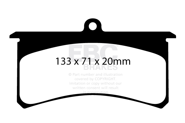 Ebc brakes bluestuff ndx trackday brake pad set - dp5007ndx 2 Ebc brakes bluestuff ndx trackday brake pad set - dp5007ndx - image 2