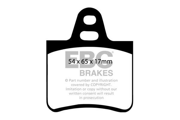 Ebc brakes ultimax oe replacement brake pad set - dp350 2 Ebc brakes ultimax oe replacement brake pad set - dp350 - image 2