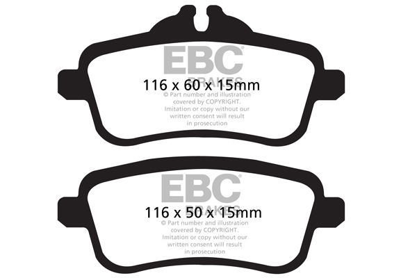 Ebc brakes yellowstuff 4000 series street - dp42137r 2 Ebc brakes yellowstuff 4000 series street - dp42137r - image 2