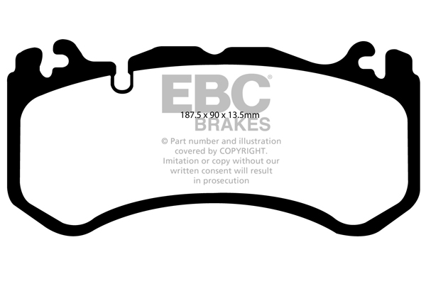 Ebc brakes bluestuff ndx trackday brake pad set - dp51939ndx 2 Ebc brakes bluestuff ndx trackday brake pad set - dp51939ndx - image 2