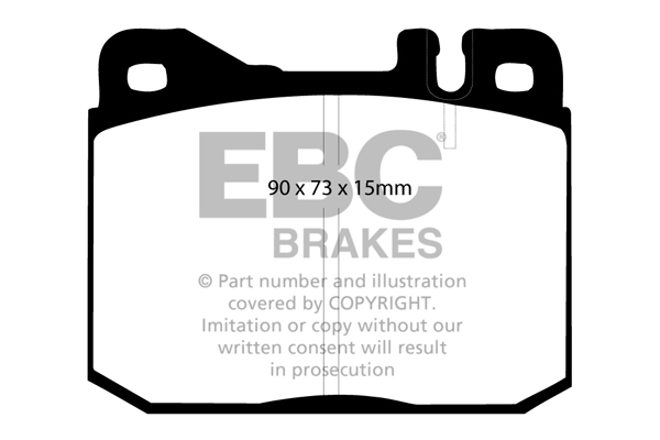 Ebc brakes bundle - front 300mm gd discs with yellowstuff pads - pd13kf473 2 Ebc brakes bundle - front 300mm gd discs with yellowstuff pads - pd13kf473 - image 2
