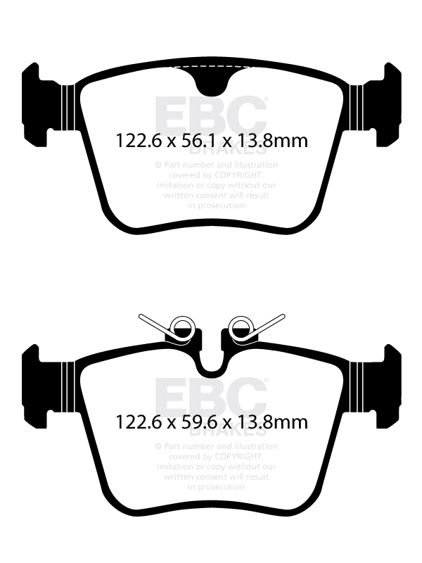 Ebc brakes yellowstuff 4000 series street - dp42411r 2 Ebc brakes yellowstuff 4000 series street - dp42411r - image 2