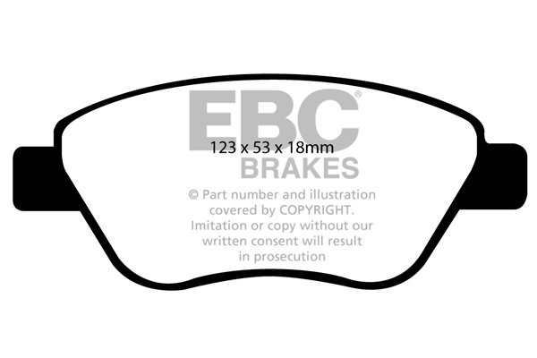 Ebc brakes bundle - front 256mm gd discs with greenstuff 2000 pads - pd11kf797 2 Ebc brakes bundle - front 256mm gd discs with greenstuff 2000 pads - pd11kf797 - image 2