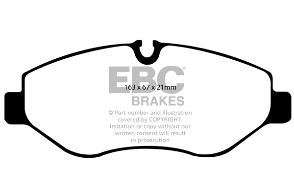 Ebc brakes ultimax oe replacement brake pad set - dp1926 2 Ebc brakes ultimax oe replacement brake pad set - dp1926 - image 2