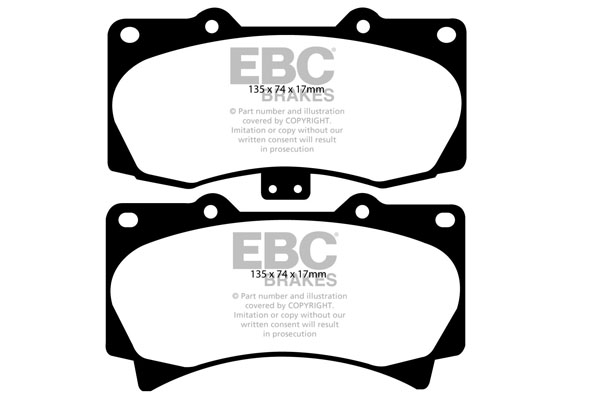Ebc brakes bundle - front 315mm gd discs with yellowstuff pads - pd13kf383 2 Ebc brakes bundle - front 315mm gd discs with yellowstuff pads - pd13kf383 - image 2