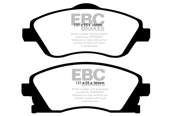 Ebc brakes yellowstuff 4000 series street - dp41476r 2 Ebc brakes yellowstuff 4000 series street - dp41476r - image 2