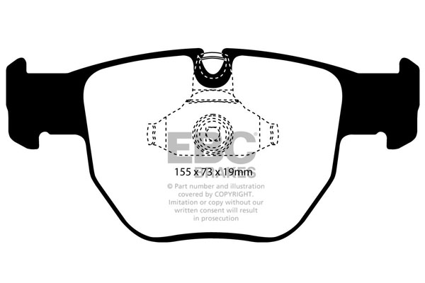 Ebc brakes yellowstuff 4000 series street - dp41463r 2 Ebc brakes yellowstuff 4000 series street - dp41463r - image 2