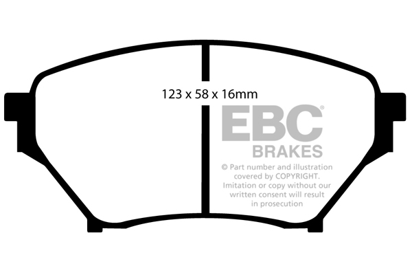 Ebc brakes bundle - front 269mm usr discs with greenstuff 2000 pads - pd06kf391 2 Ebc brakes bundle - front 269mm usr discs with greenstuff 2000 pads - pd06kf391 - image 2