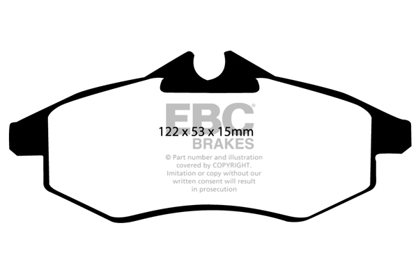 Ebc brakes ultimax oe replacement brake pad set - dp1434 2 Ebc brakes ultimax oe replacement brake pad set - dp1434 - image 2