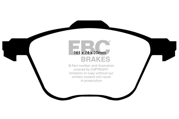 Ebc brakes ultimax oe replacement brake pad set - dp1413 2 Ebc brakes ultimax oe replacement brake pad set - dp1413 - image 2