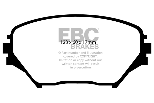 Ebc brakes greenstuff 6000 series truck and suv brake pad set - dp61402 2 Ebc brakes greenstuff 6000 series truck and suv brake pad set - dp61402 - image 2