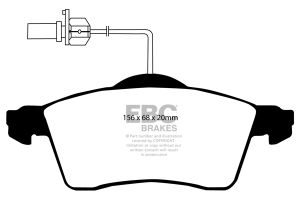 Ebc brakes ultimax oe replacement brake pad set - dp1398 2 Ebc brakes ultimax oe replacement brake pad set - dp1398 - image 2