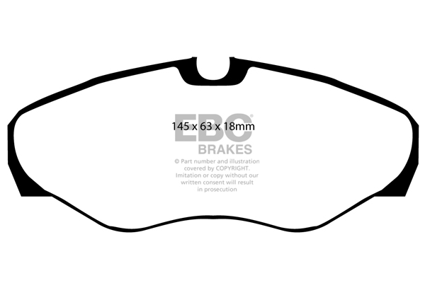 Ebc brakes ultimax oe replacement brake pad set - dp1393 2 Ebc brakes ultimax oe replacement brake pad set - dp1393 - image 2