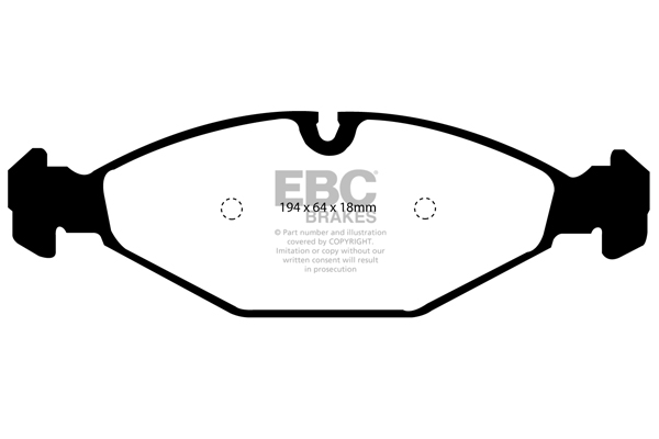 Ebc brakes redstuff 3000 series sport brake pad set - dp31009c 2 Ebc brakes redstuff 3000 series sport brake pad set - dp31009c - image 2