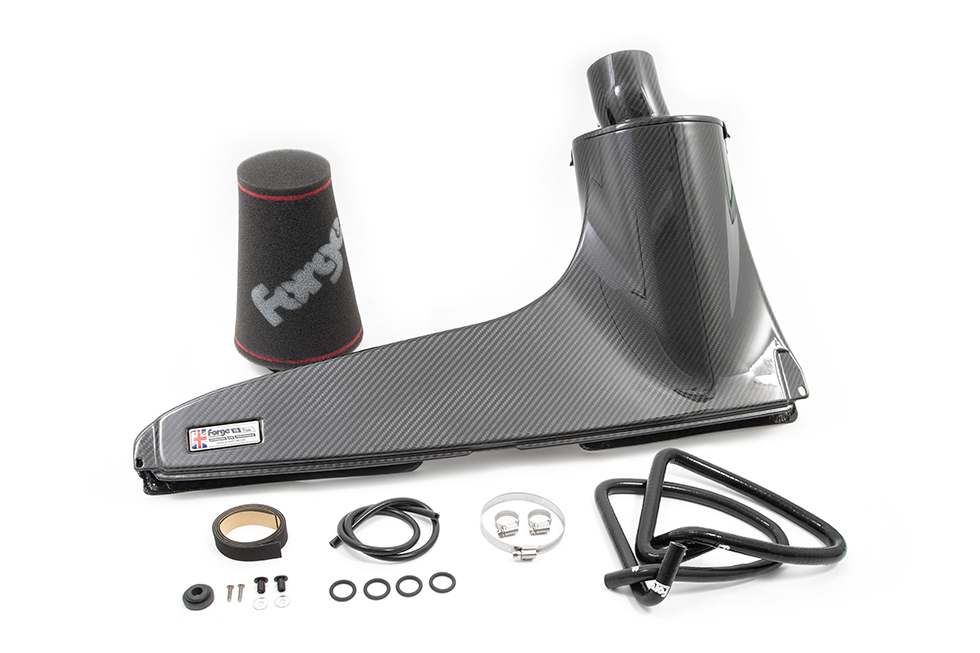 Forge motorsport carbon fibre induction kit vw/audi/seat/skoda/cupra 2. 0 tsi ea888 - image 2