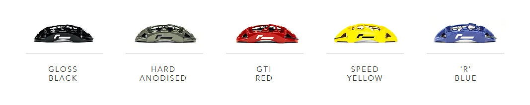 Caliper colours available
