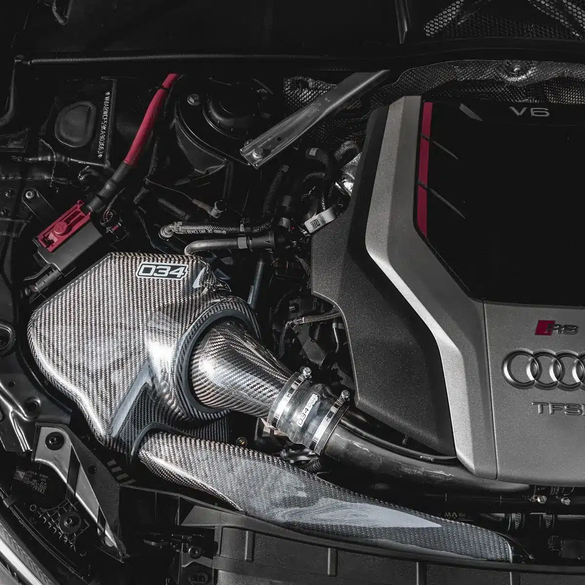 034motorsport x34 carbon fiber full intake system, b9/b9. 5 rs4/rs5 2. 9 tfsi 4 034motorsport x34 carbon fiber full intake system, b9/b9. 5 rs4/rs5 2. 9 tfsi - image 4
