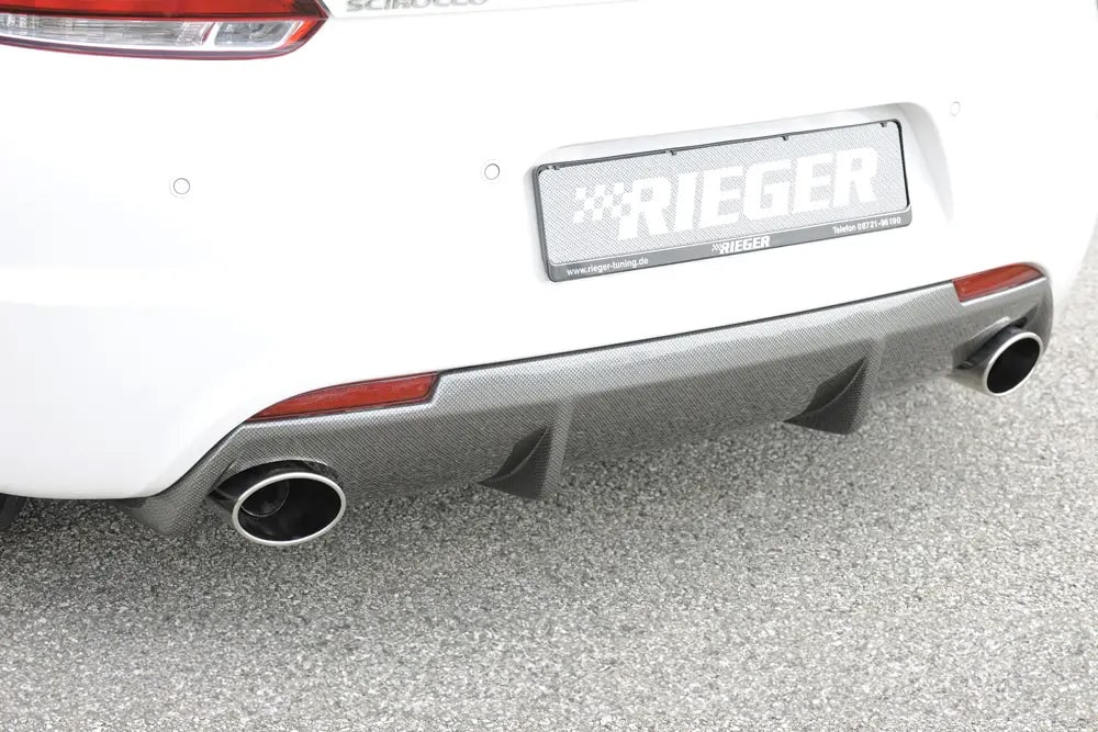Rieger Volkswagen Scirocco Mk3 R & R-Line Rear Diffuser