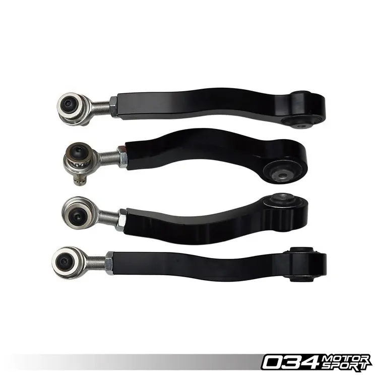 034Motorsport Density Line Adjustable Upper Control Arm Kit, Camber Correcting, B8 Audi A4/S4/RS4, A5/S5/RS5, Q5/SQ5