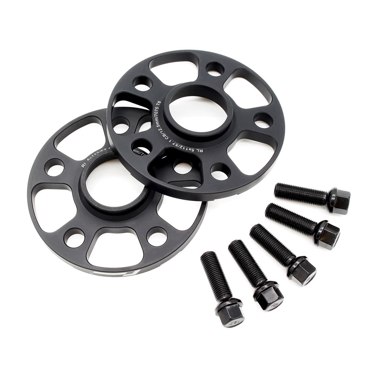 Racingline Hubcentric Wheel Spacer Pair & Bolts 5x112 (57.1mm CB)