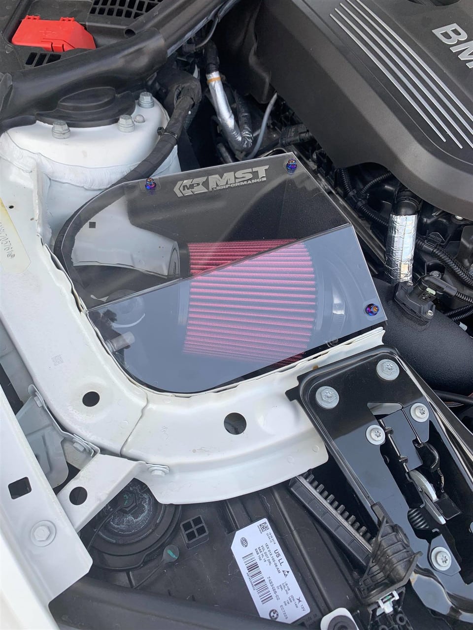 MST Performance BMW 2.0T/3.0T Clear Intake Cover