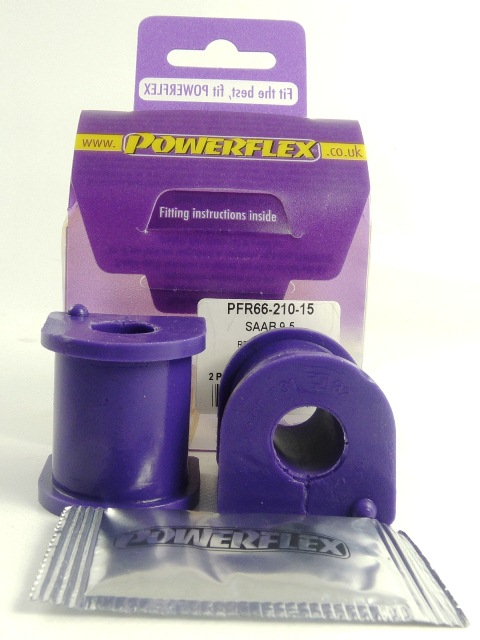 Powerflex road series rear anti roll bar bush 15mm (2 required) - pfr66-210-15 1 Pfr66-210-15|