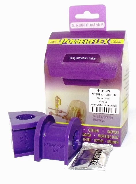 Powerflex road series rear anti roll bar mounting 24mm (2 required) - pfr44-310-24 1 Pfr44-310-24|