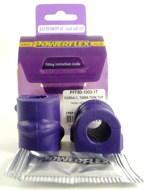 Powerflex road series front anti roll bar bush 17mm (2 required) - pff80-1003-17 1 Pff80-1003-17|