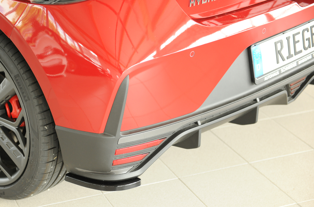 Rieger hyundai i20n (2021+) rear side splitters 3 Rieger hyundai i20n (2021+) rear side splitters - image 3