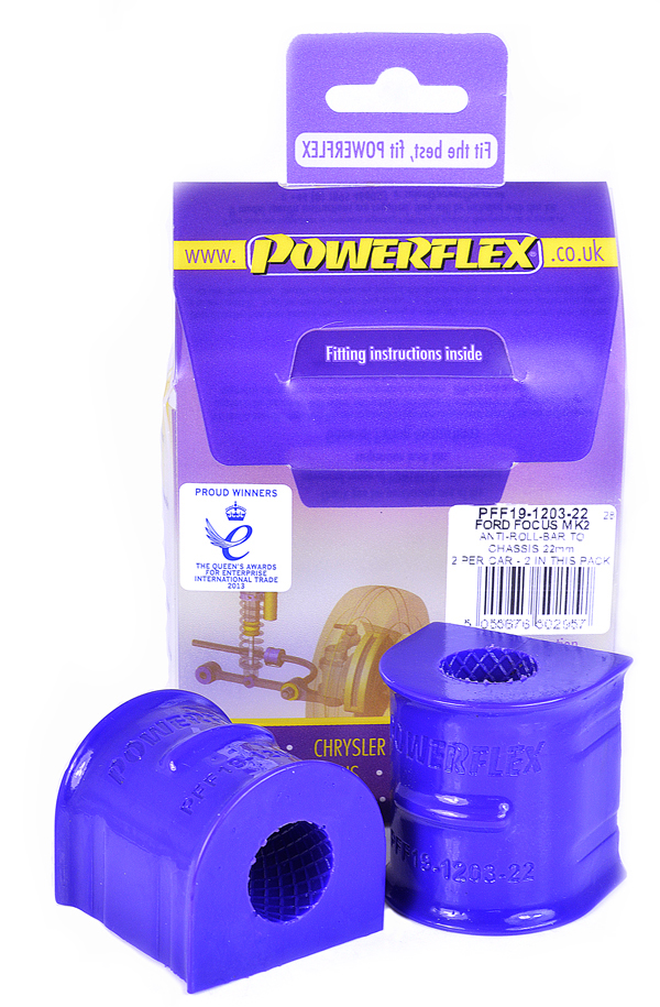 Powerflex road series front anti roll bar to chassis bush 22mm (2 required) - pff19-1203-22 1 Pff19-1203-22|