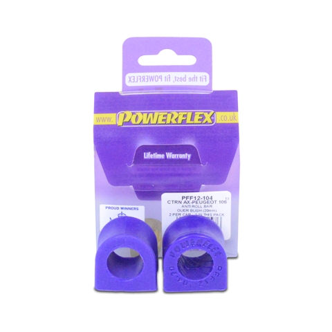 Powerflex road series anti roll bar outer bush 20mm (2 required) - pff12-104 1 Pff12-104|