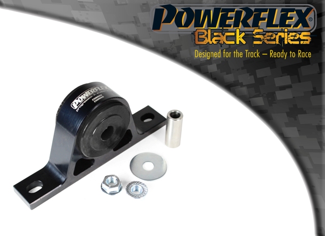 Powerflex black series exhaust mounting bush & bracket - exh034blk 1 Exh034blk|