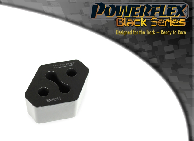 Powerflex black series universal exhaust mount (1 required) - exh014blk 1 Exh014blk|