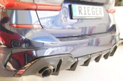 Rieger BMW 3-Series (G20/G21) Rear Diffuser (with Towbar installed)