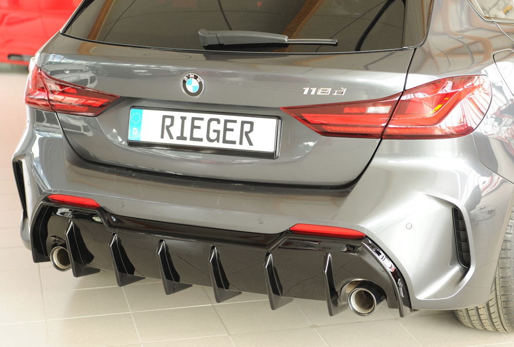 Rieger bmw m135i (f40) 2019+ rear diffuser 1 Rieger bmw m135i (f40) 2019+ rear diffuser